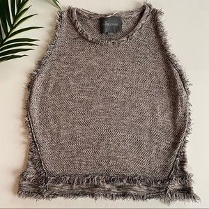 Paper Crane Textured Knit Tanktop